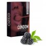 Prezerwatywy smakowe jeżynowe Oral Blackberry 3 sztuki